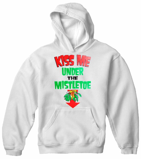 Kiss Me Under The Mistletoe Christmas Hoodie