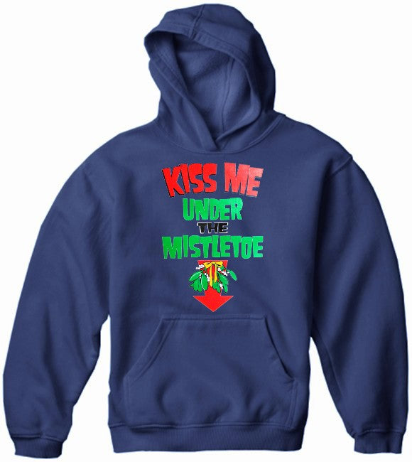 Kiss Me Under The Mistletoe Christmas Hoodie