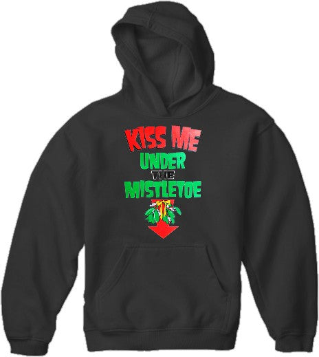 Kiss Me Under The Mistletoe Christmas Hoodie