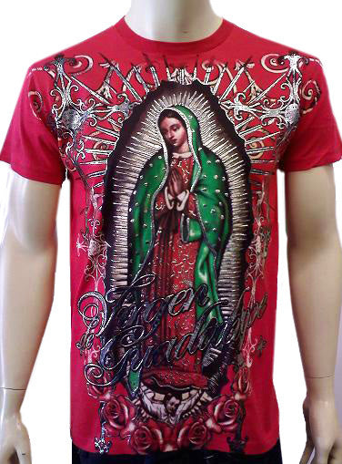Konflic Clothing "Vision of Guadalupe" T-Shirt (Red)