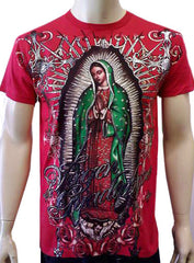 Konflic Clothing "Vision of Guadalupe" T-Shirt  (Red)