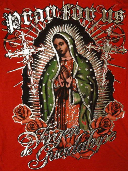 Konflic Clothing "Vision of Guadalupe" T-Shirt (Red)