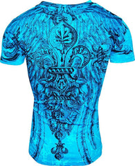 Konflic Giant Tribal Cross T-shirt (Blue)