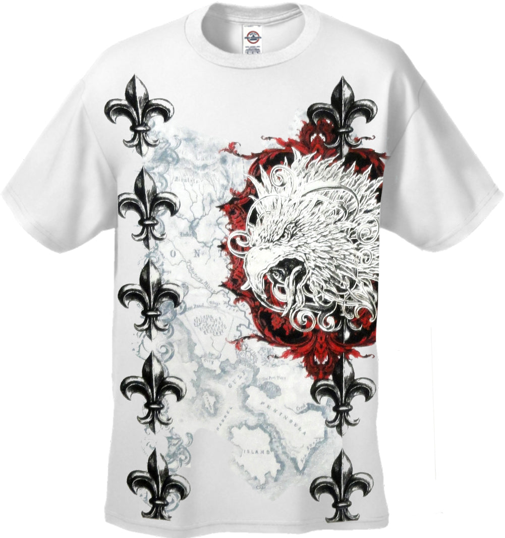 Konflic White Eagle Of Death Men's T-Shirt (White)