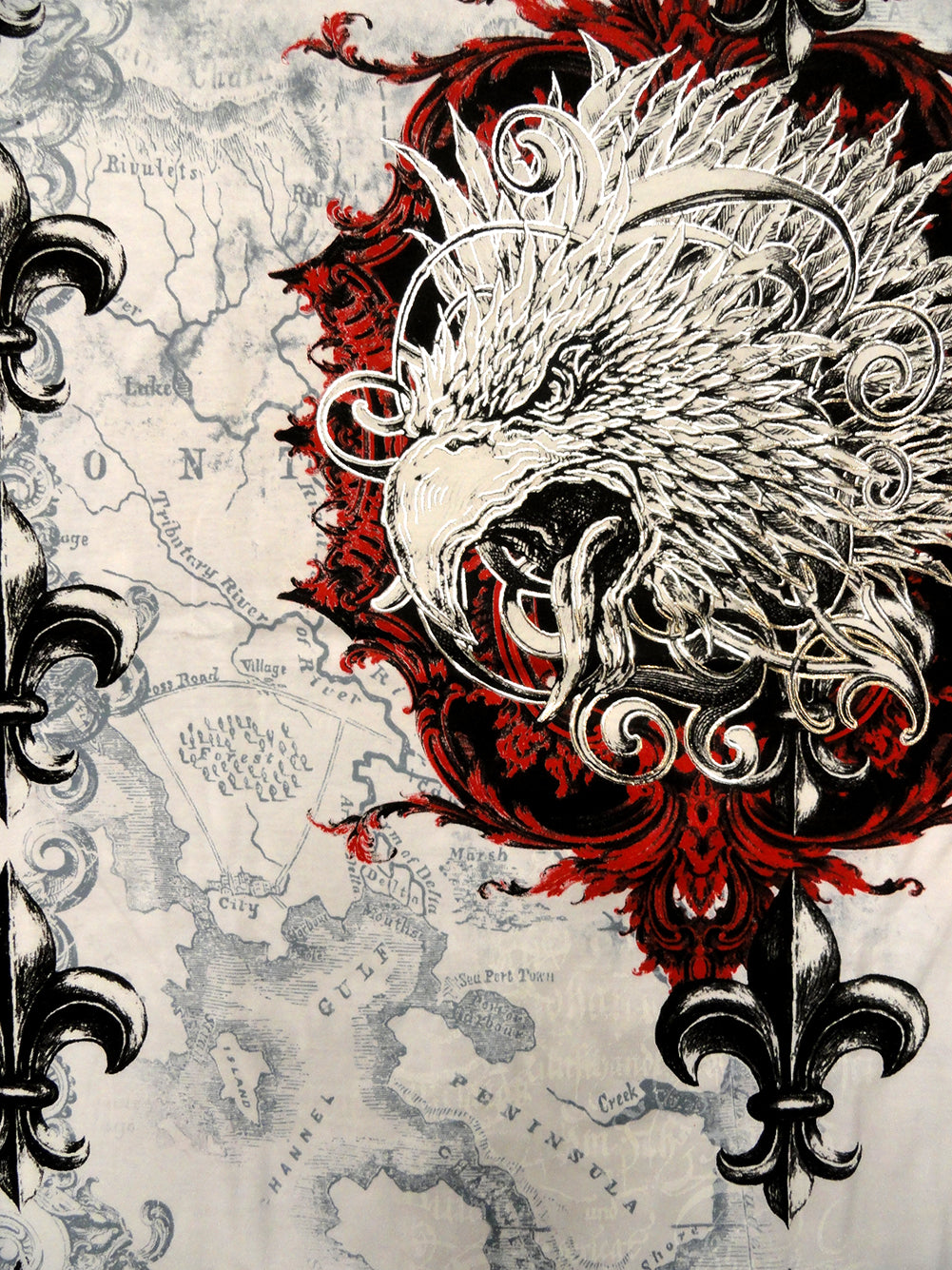 Konflic White Eagle Of Death Men's T-Shirt (White)