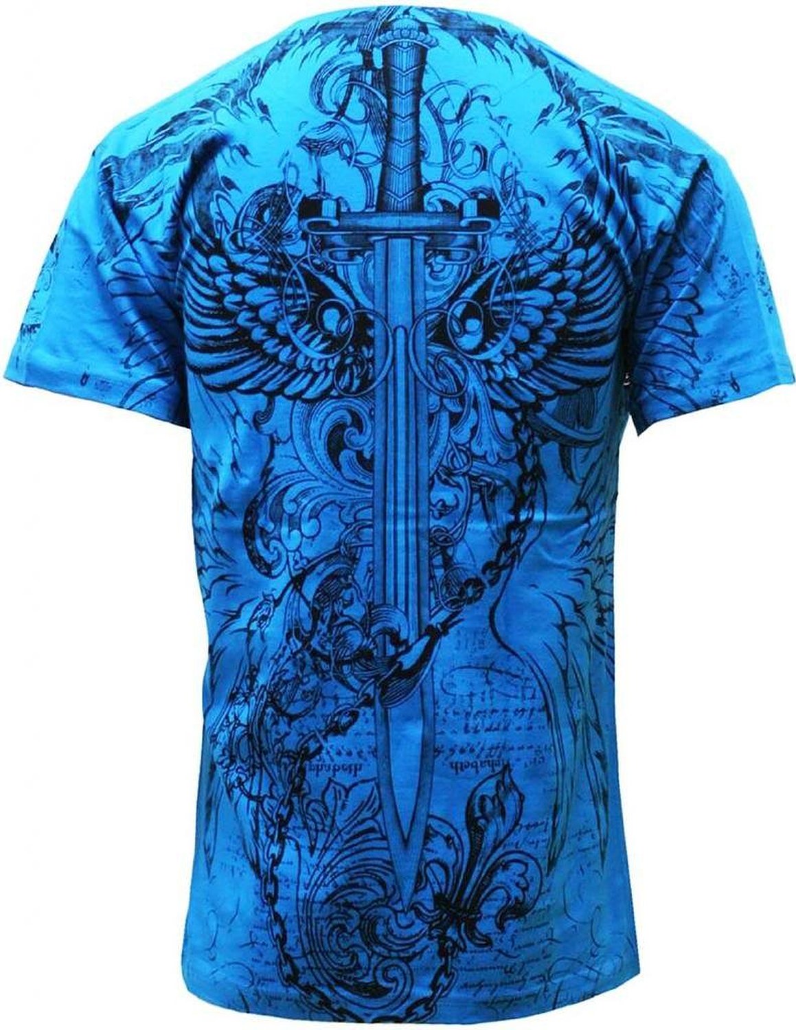 Konflic Winged Sword T-shirt (Blue)