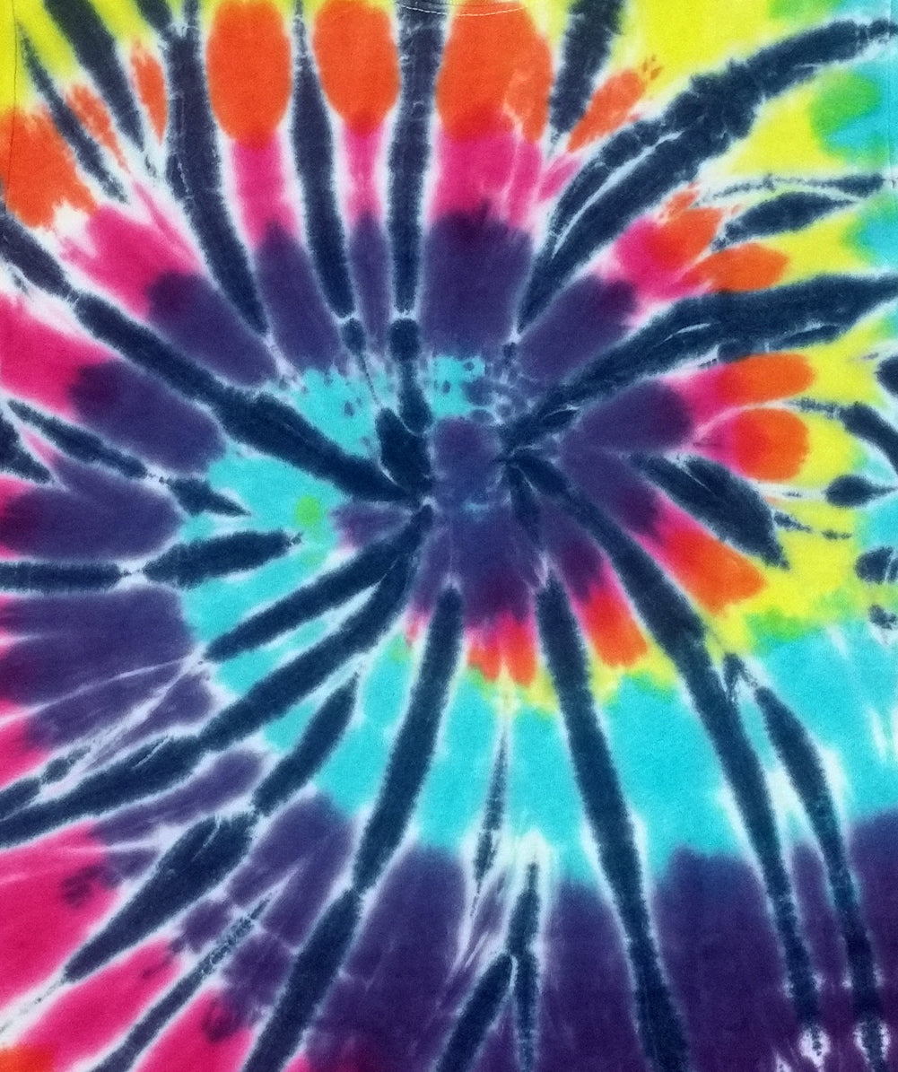 Lava Lamp Spiral Tie Dye Mens T-shirt