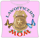 Law Officers Mom Girls T-Shirt