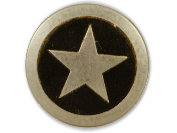 Leather Accent Star Belt Buckle With FREE Leather Belt