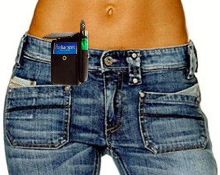 Leather Deluxe Cigarette and Lighter Case Belt Pouch (For Regular Size Only)