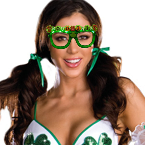 LED Irish St. Patrick's Day Glasses (Assorted)