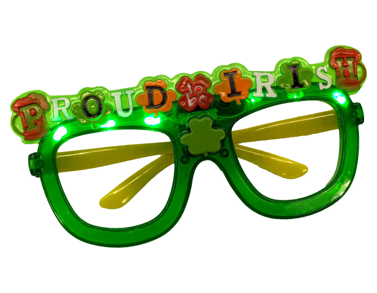 LED Irish St. Patrick's Day Glasses (Assorted)