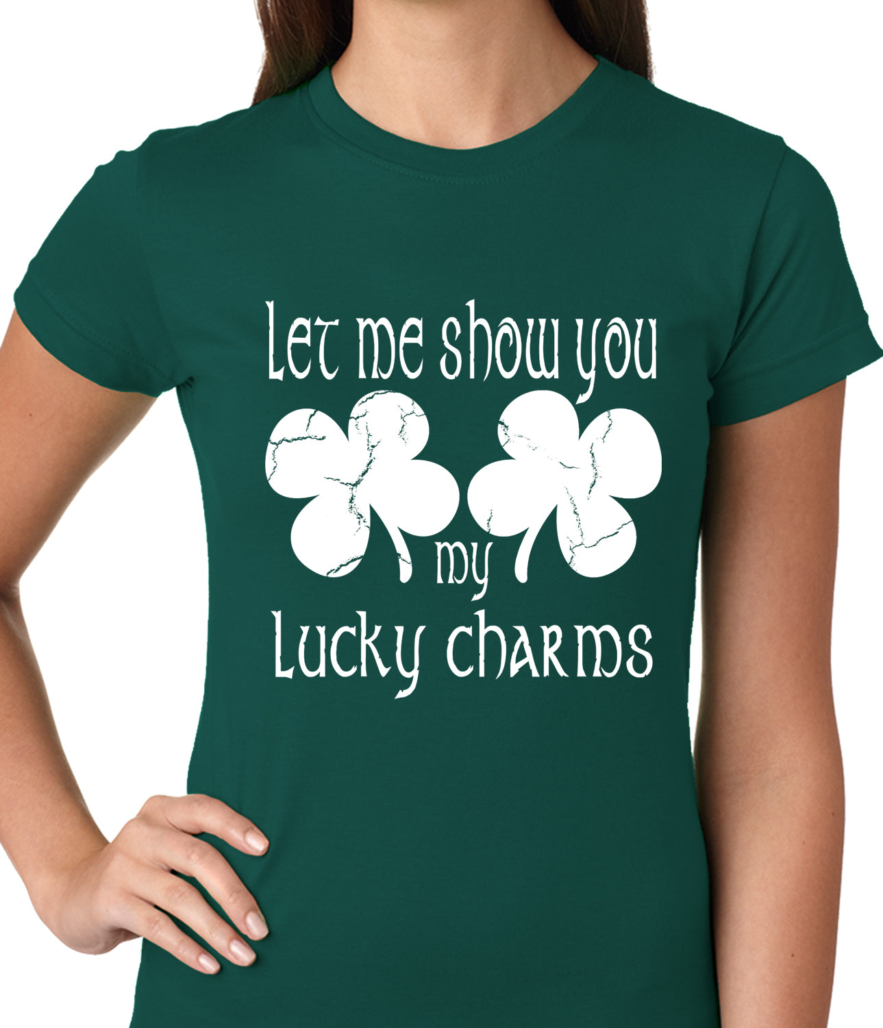 Let Me Show You My Lucky Charms St. Patrick's Day Girls Shirts