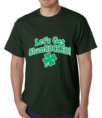 Let's Get ShamROCKED Funny Irish Mens T-shirt