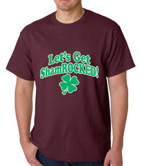 Let's Get ShamROCKED Funny Irish Mens T-shirt