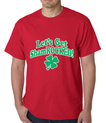 Let's Get ShamROCKED Funny Irish Mens T-shirt