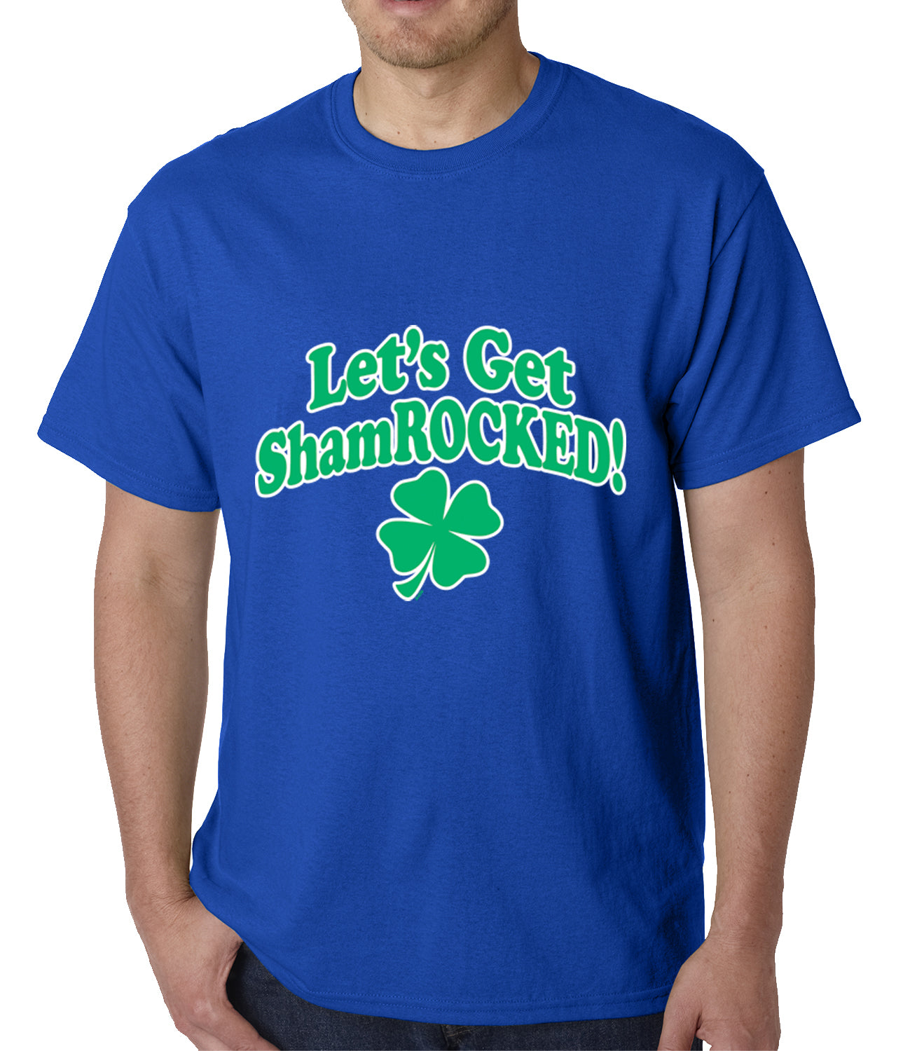 Let's Get ShamROCKED Funny Irish Mens T-shirt