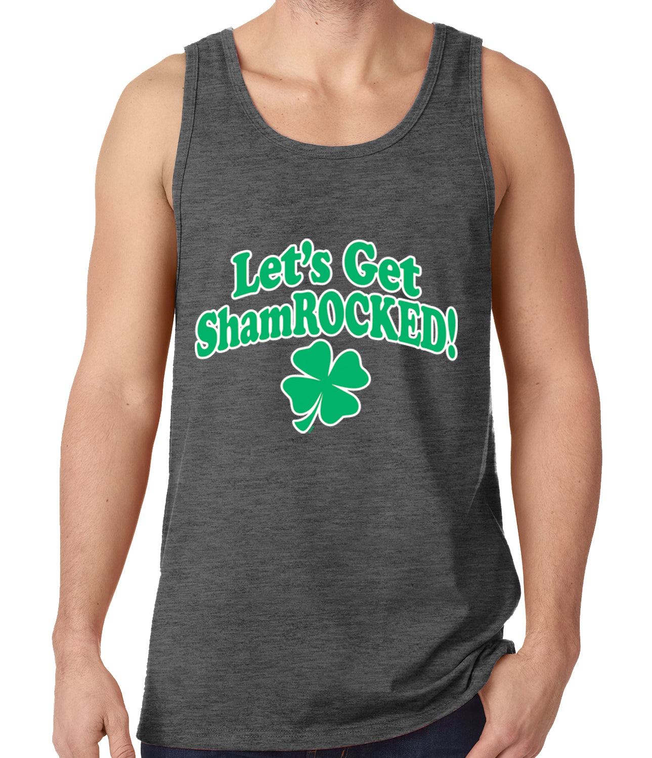 Let's Get ShamROCKED Funny Irish Tank Top