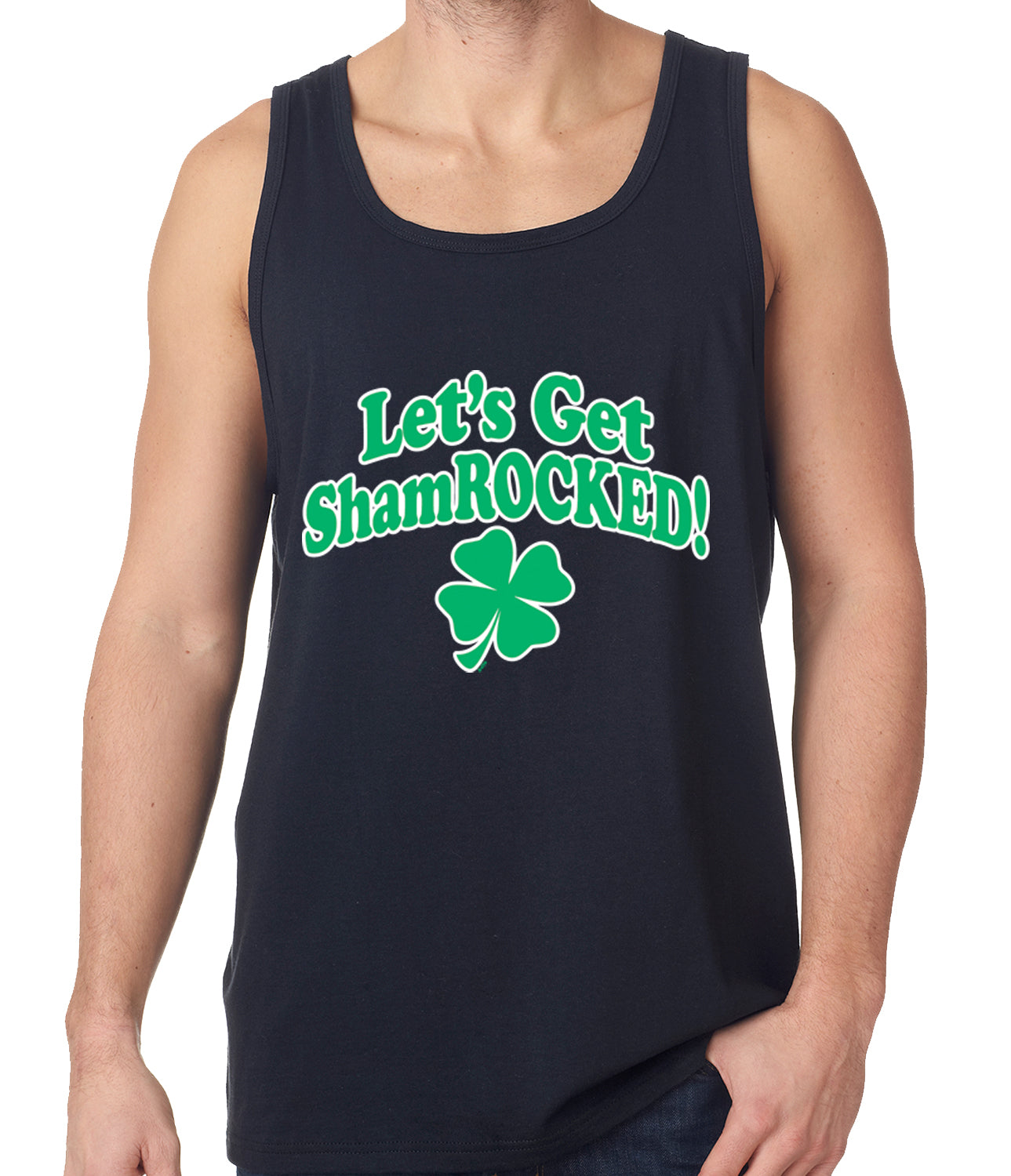 Let's Get ShamROCKED Funny Irish Tank Top