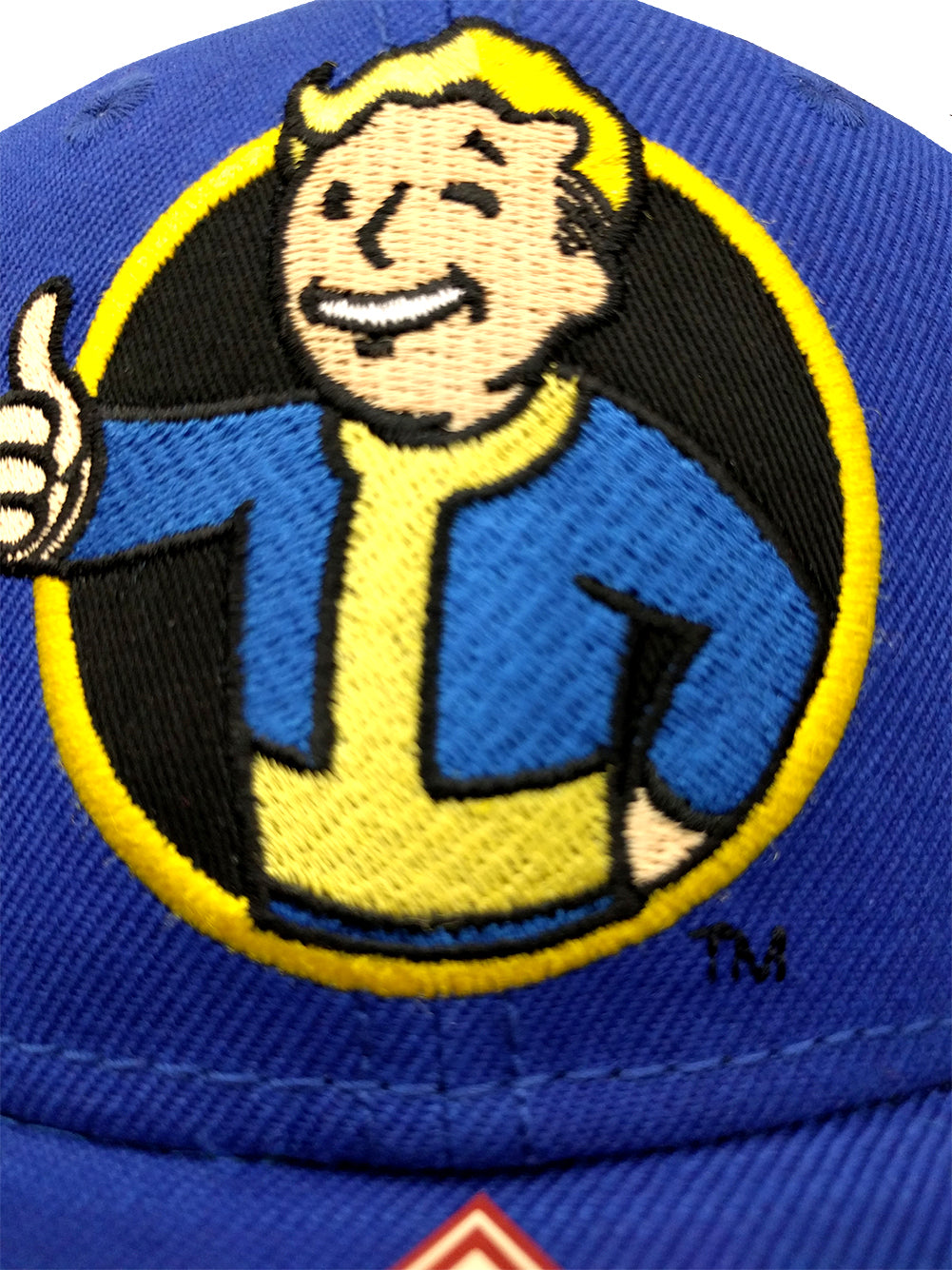 Limited Edtion Official Fallout 4 Vault Boy Snapback Hat (Royal Blue)