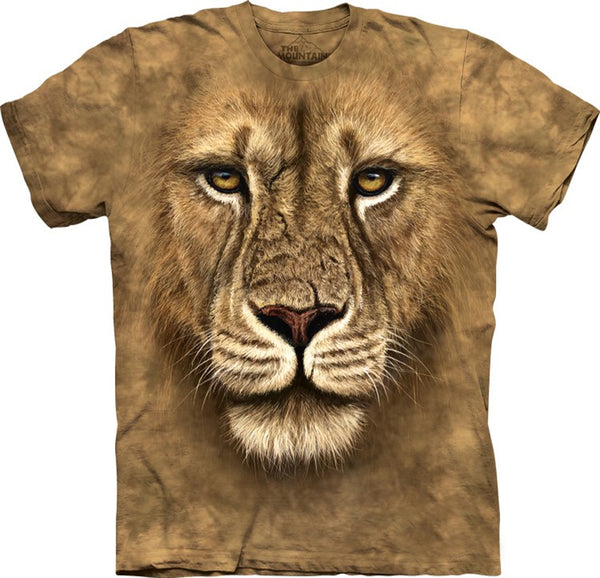 Lion Warrior Big Face Men s T Shirt Bewild