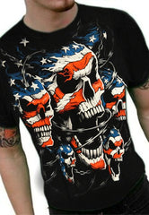 Liquid Blue "Patriot Skull" T-Shirt