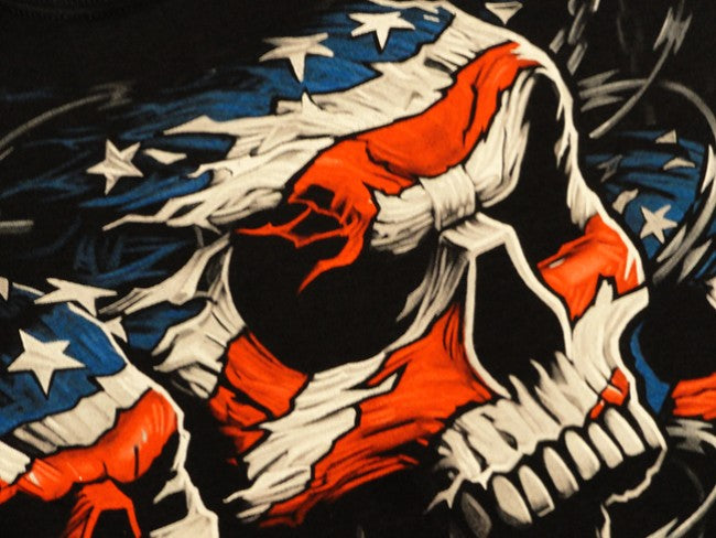 Liquid Blue "Patriot Skull" T-Shirt