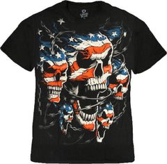 Liquid Blue "Patriot Skull" T-Shirt