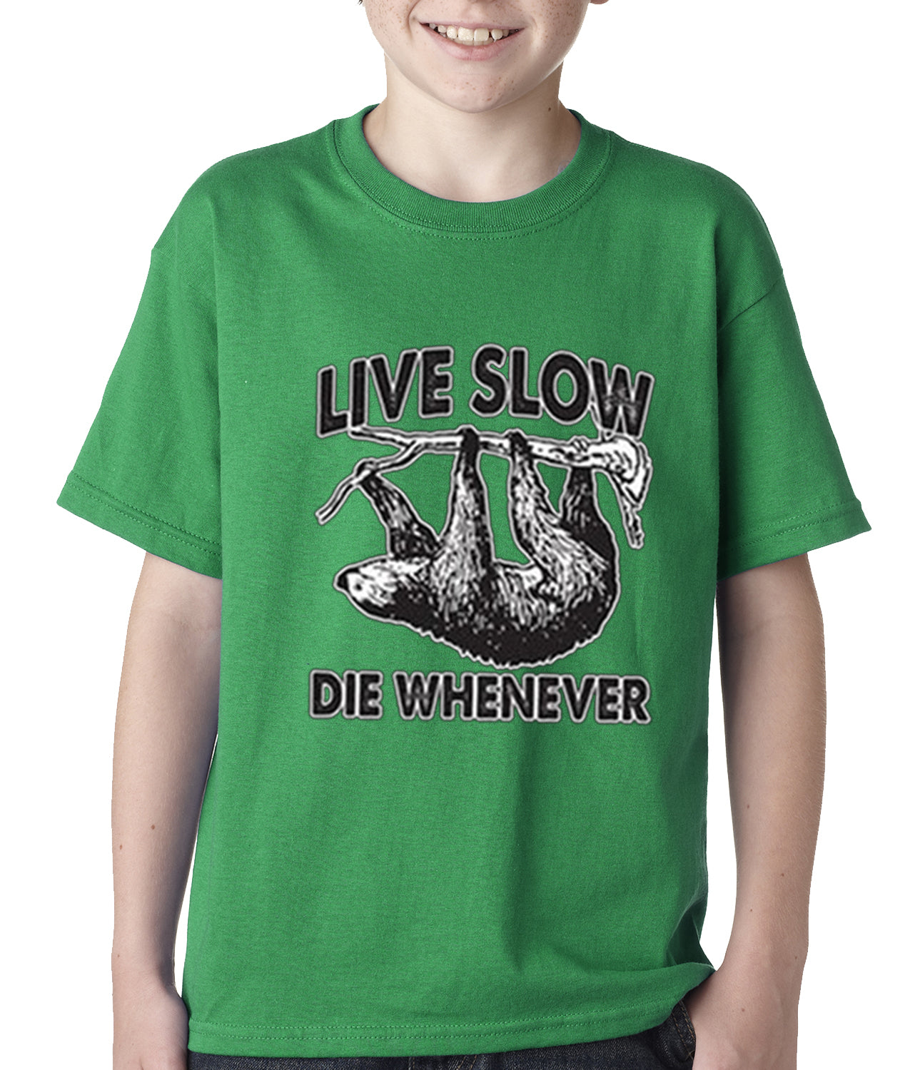 Live Slow, Die Whenever Kids T-shirt
