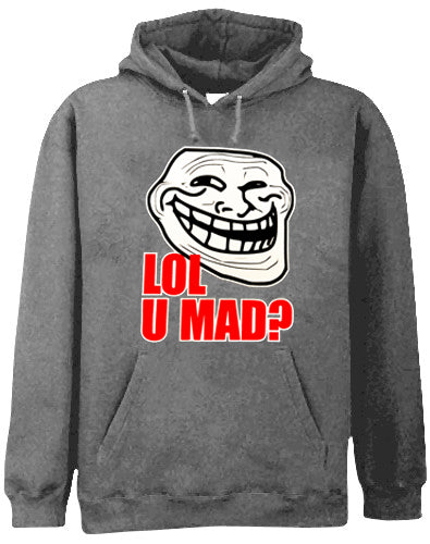 LOL U MAD? Adult Hoodie