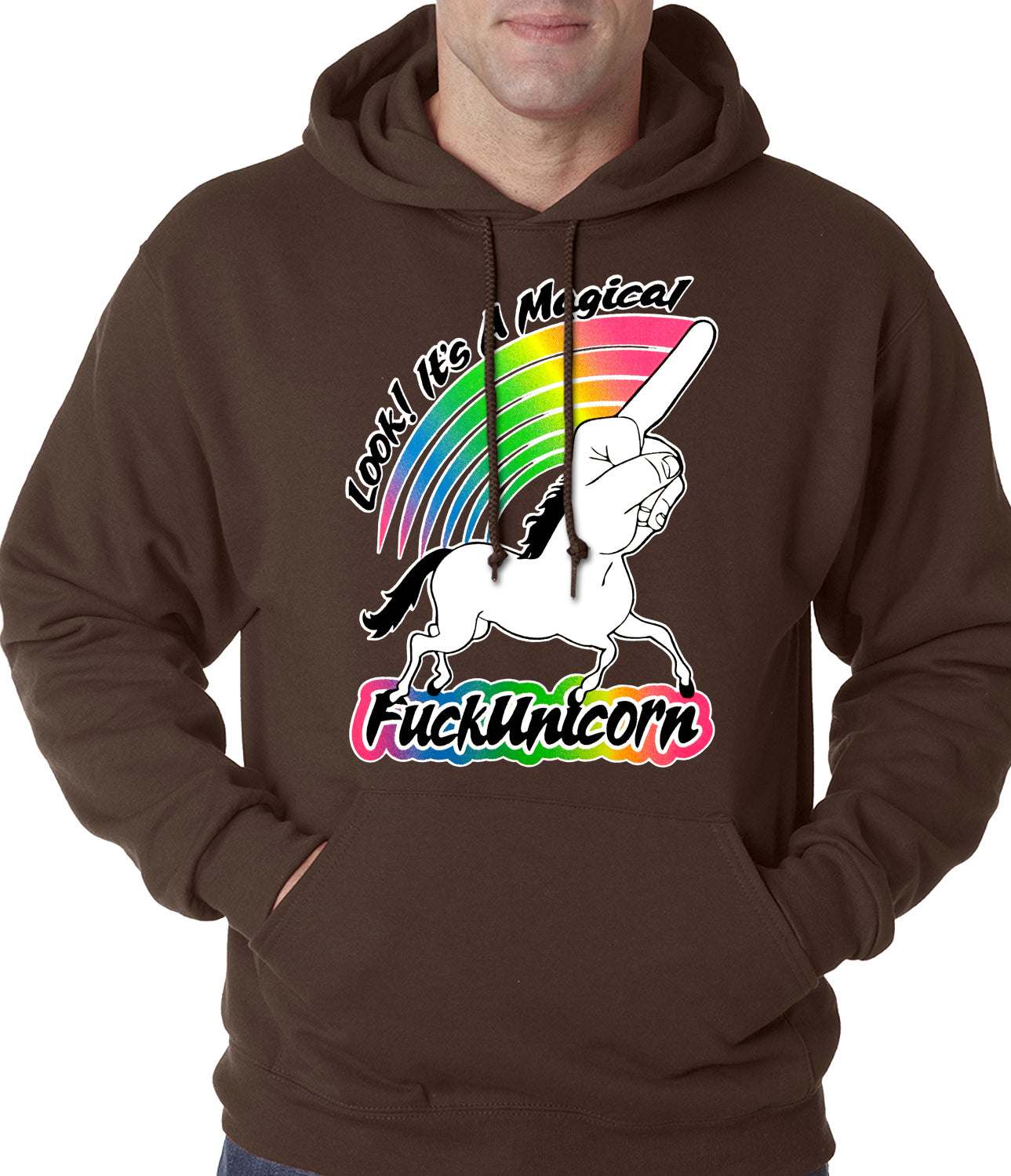 Look It's A Magical F*ckunicorn Funny Adult Hoodie