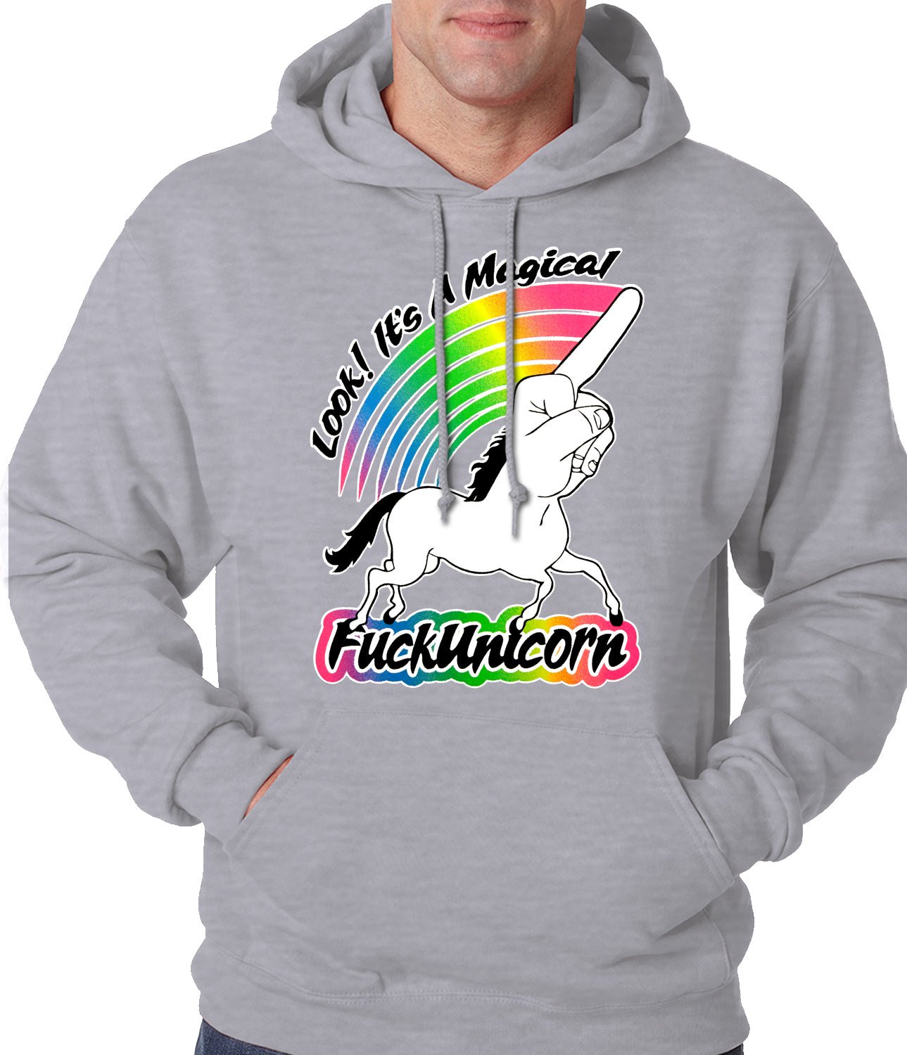 Look It's A Magical F*ckunicorn Funny Adult Hoodie