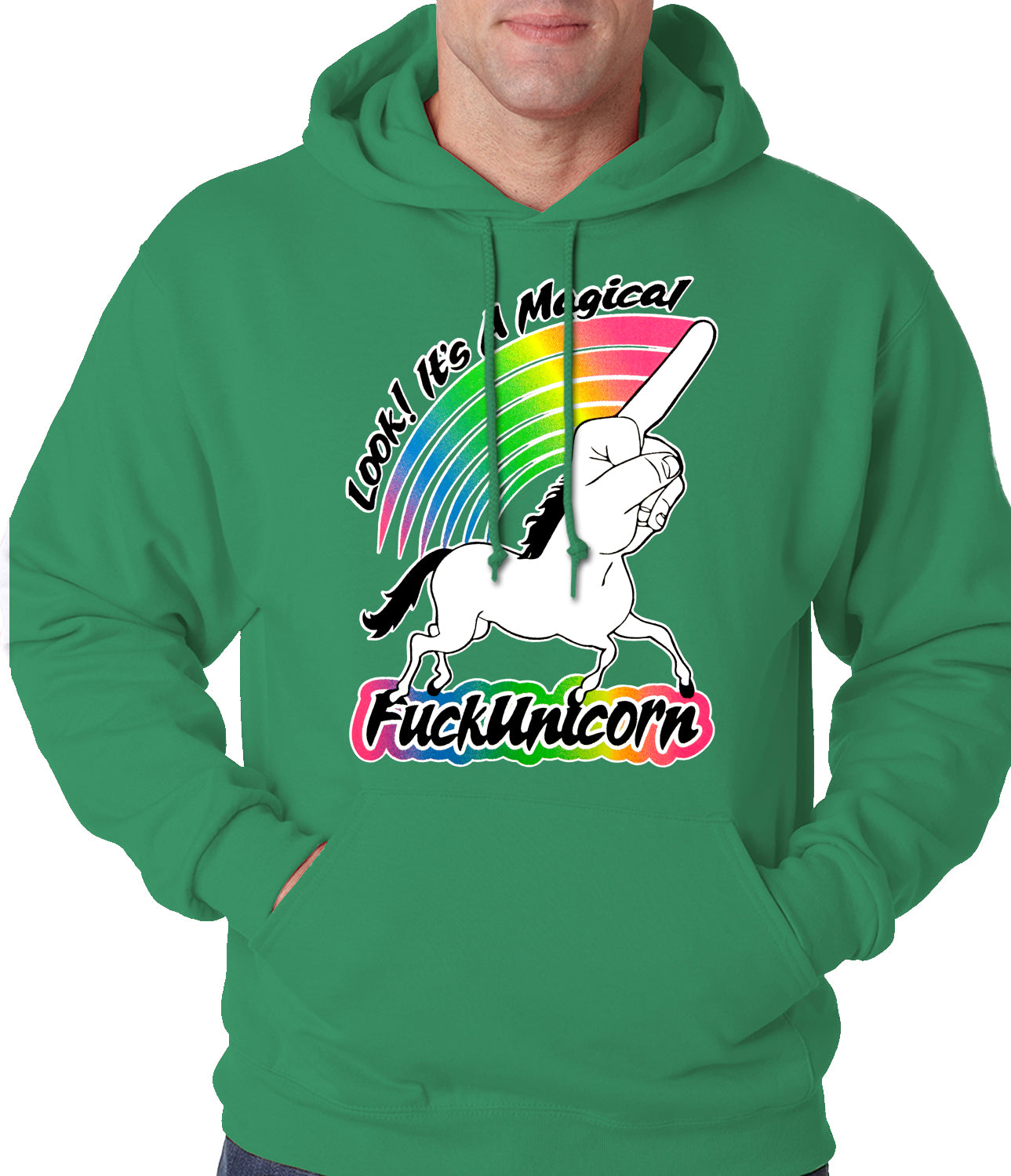 Look It's A Magical F*ckunicorn Funny Adult Hoodie