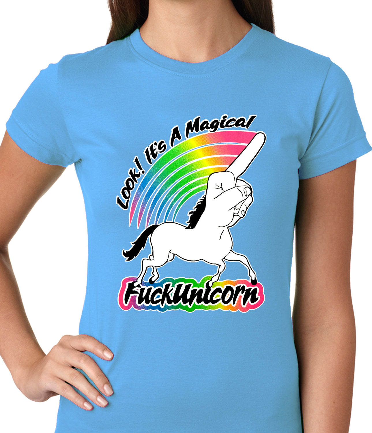 Look It's A Magical F*ckunicorn Funny Ladies T-shirt