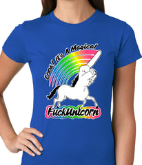 Look It's A Magical F*ckunicorn Funny Ladies T-shirt