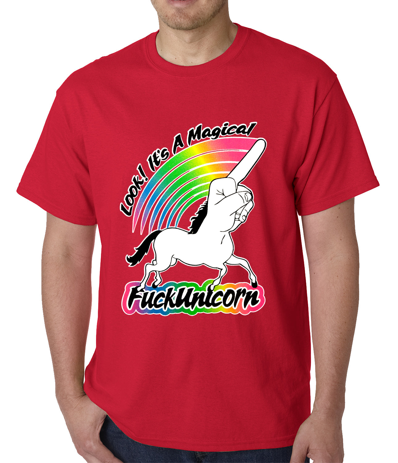 Look It's A Magical F*ckunicorn Funny Mens T-shirt