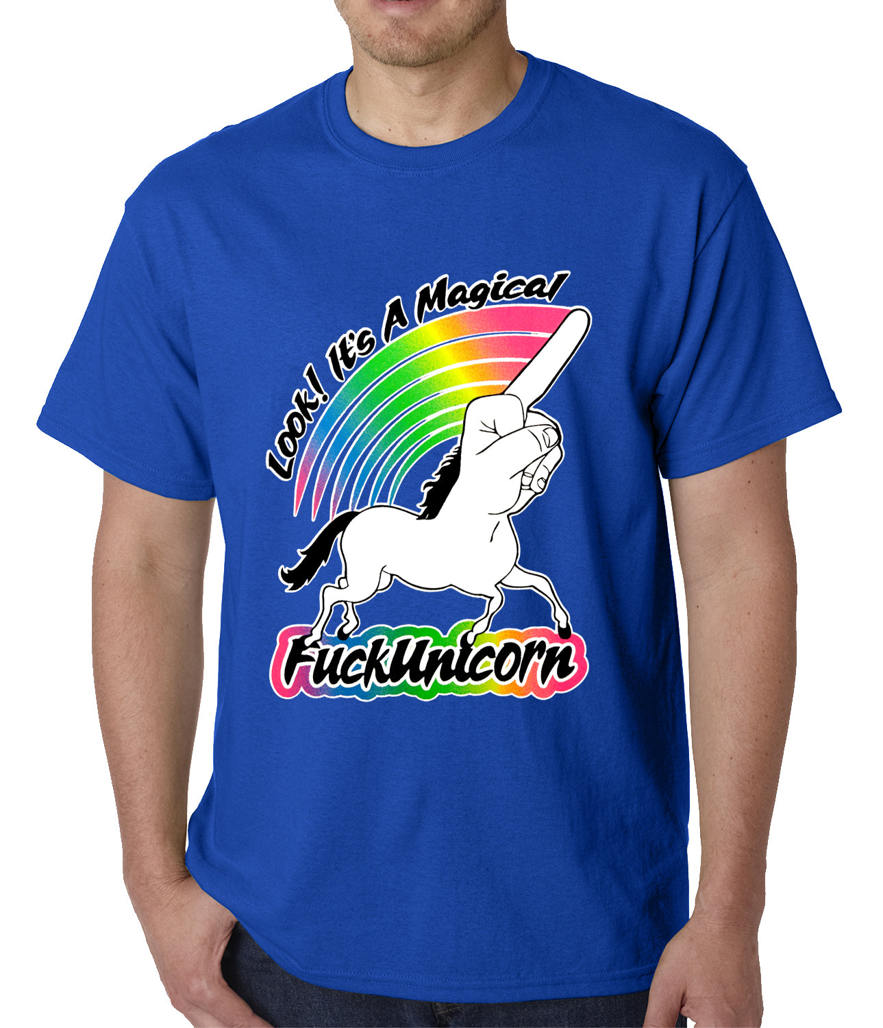 Look It's A Magical F*ckunicorn Funny Mens T-shirt