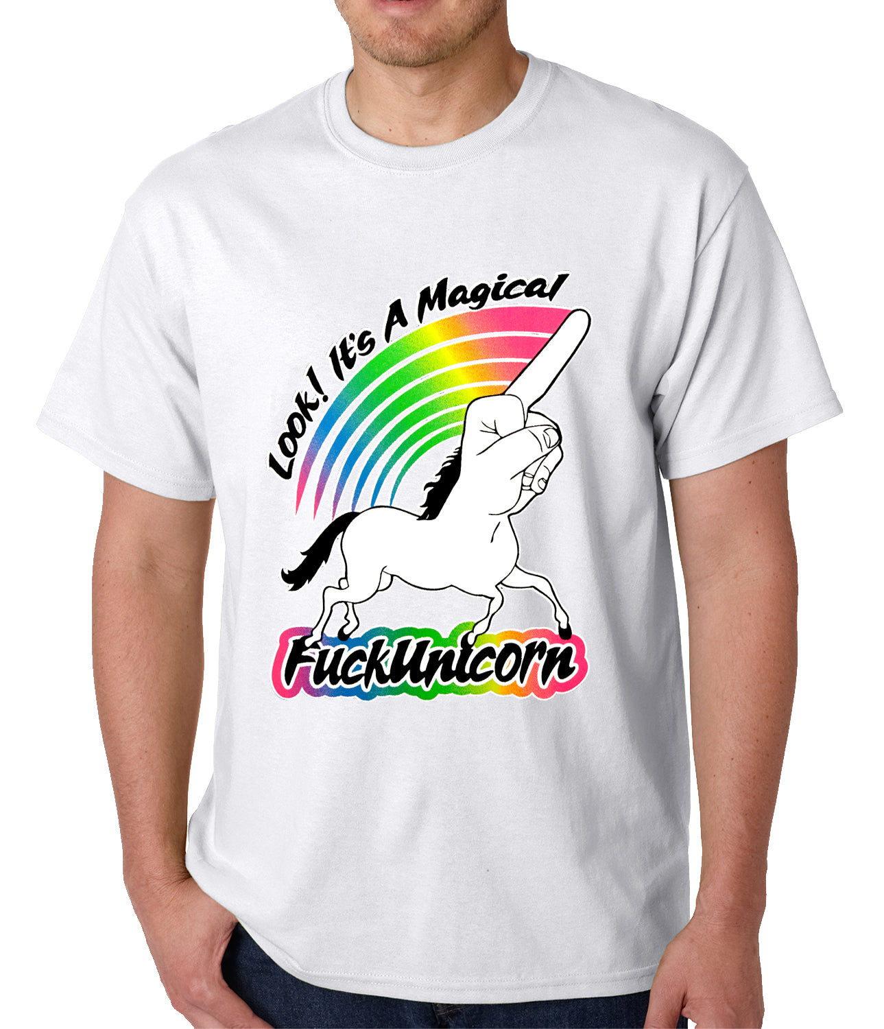 Look It's A Magical F*ckunicorn Funny Mens T-shirt