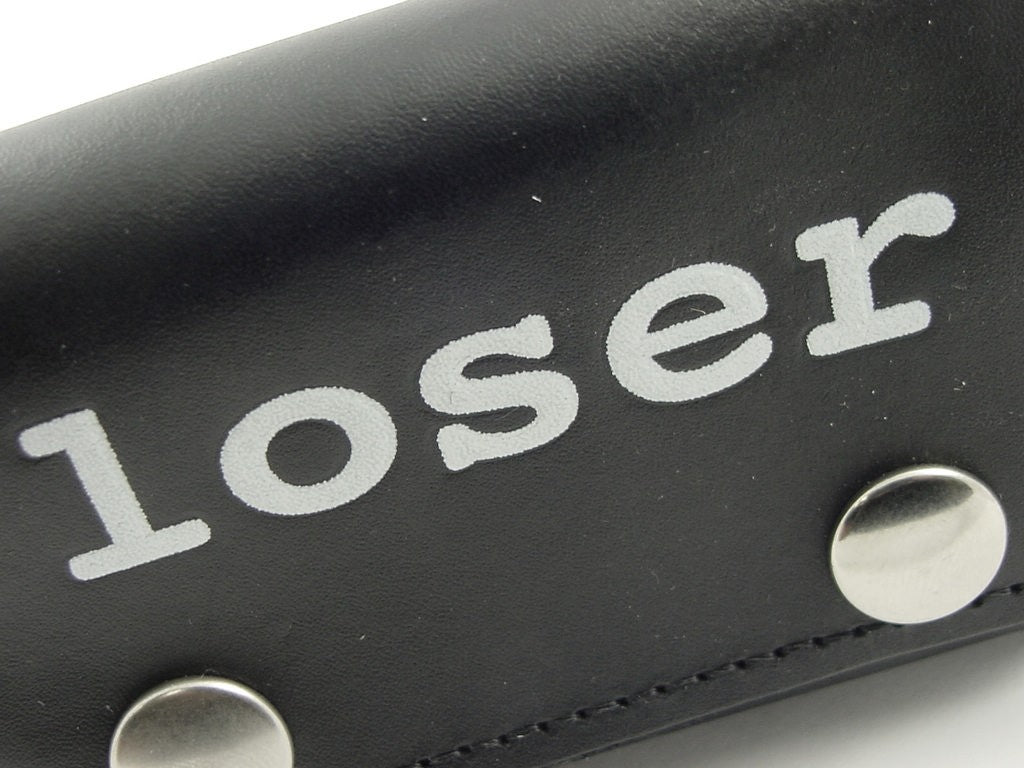 Loser Genuine Leather Chain Wallet