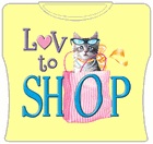 Love To Shop Girls T-Shirt