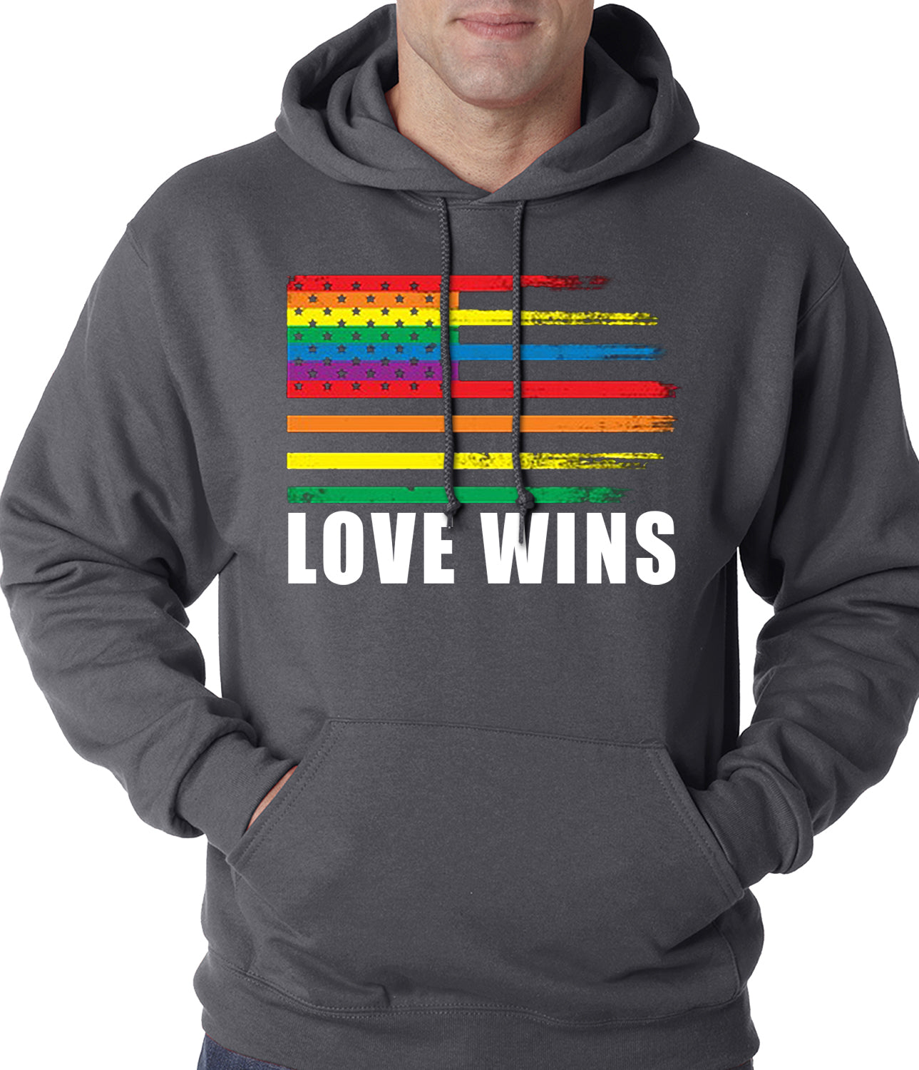 Love Wins - Gay Marriage Equality Adult Hoodie