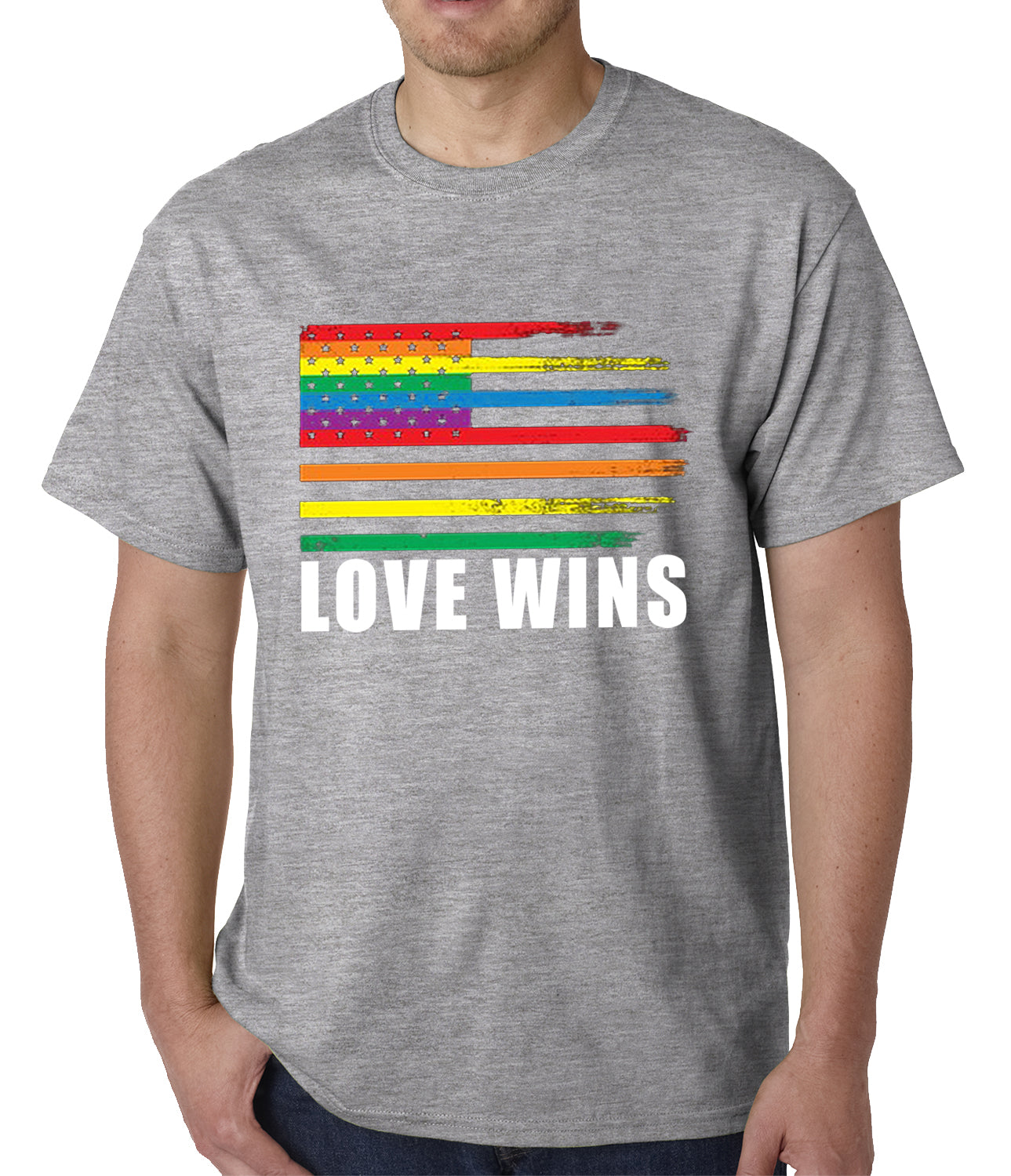 Love Wins - Gay Marriage Equality Mens T-shirt