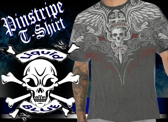 Liquid Blue "Pinstripe" T-Shirt