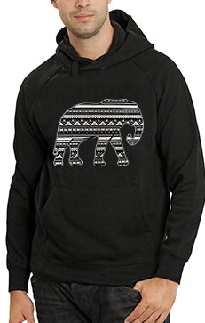 Lucky Aztec Elephant Adult Hoodie