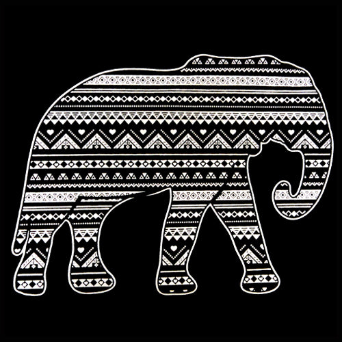 Lucky Aztec Elephant Adult Hoodie