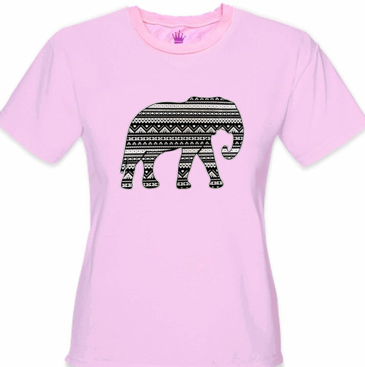 Lucky Aztec Elephant Girl's T-Shirt