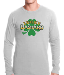 Lucky Bastard Irish Shamrock Thermal Shirt