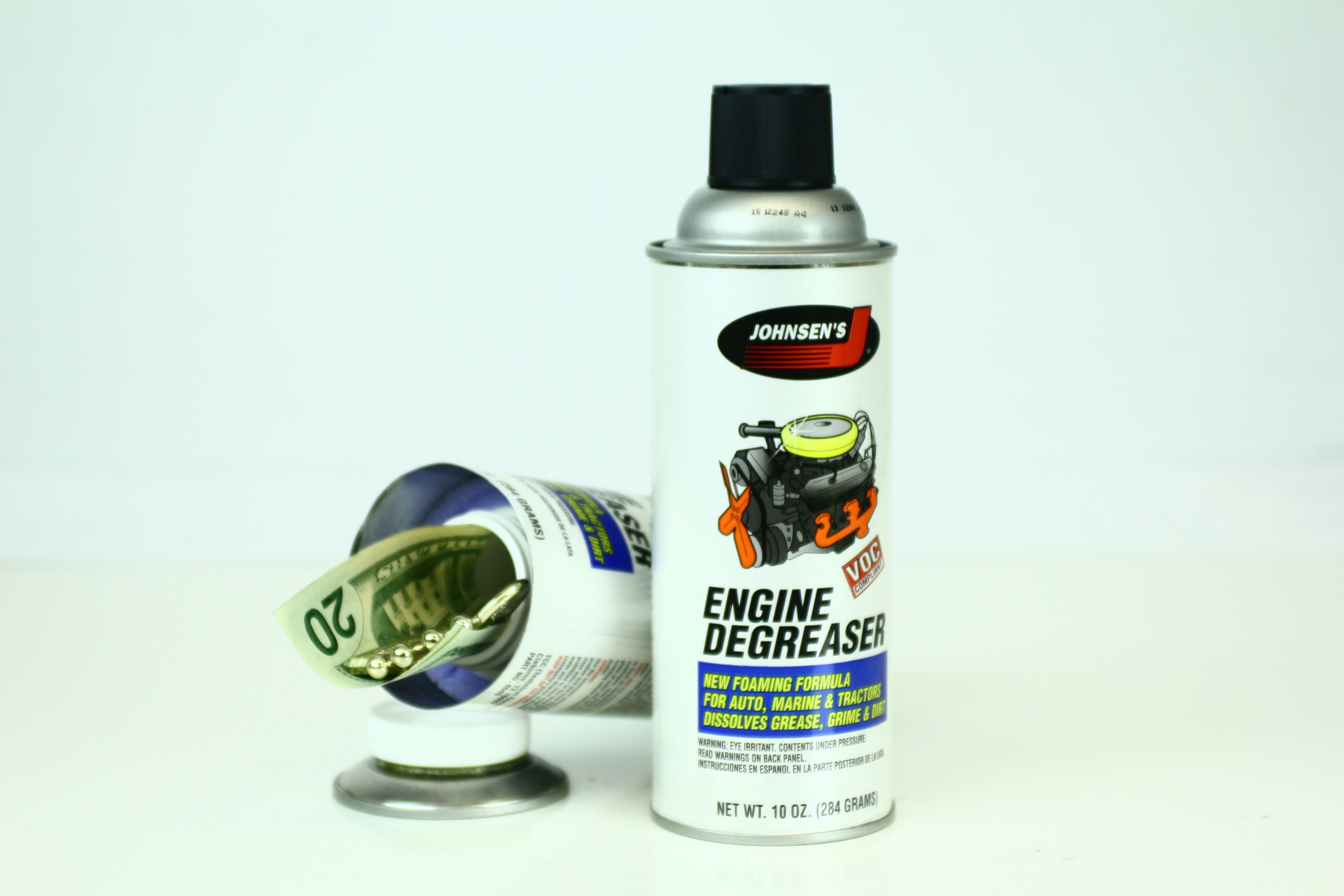 Engine Degreaser Diversion Can Safe