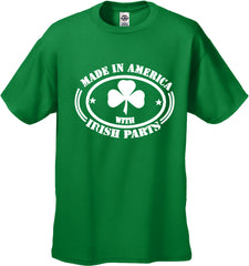 Made In America With Irish Parts Men's T-Shirt