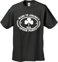 Made In America With Irish Parts Men's T-Shirt